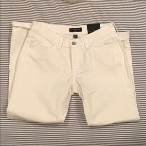 Banana Republic White Skinny Jeans Size 28/6